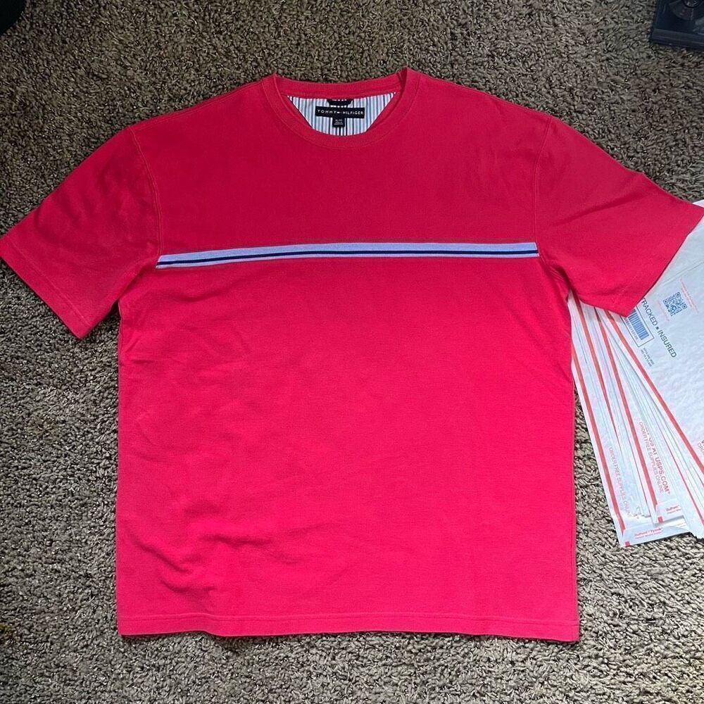 Tommy Hilfiger 90s Pique Cotton Crewneck Shirt XL NWOT – Retro Preppy Polo Style